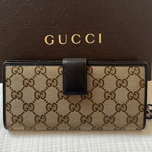 Gucci GG monogram long wallet